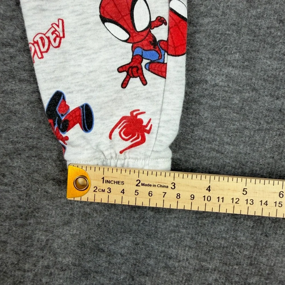 Marvel‎ Spidey and His Amazing Friends Jogger Pants Kids 9M Gray Fleece